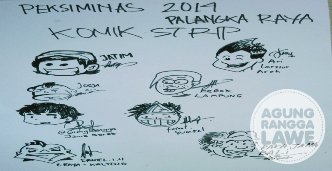 kenang-kenangan sesama komikus