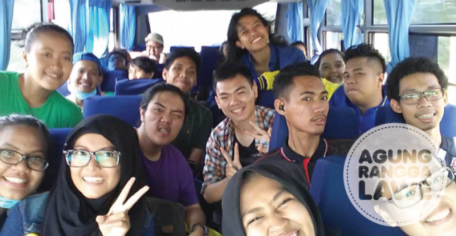 rombongan bis super heboh