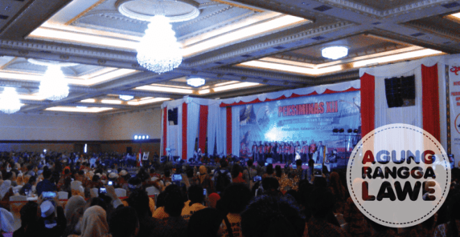 suasana pembukaan Peksiminas XII