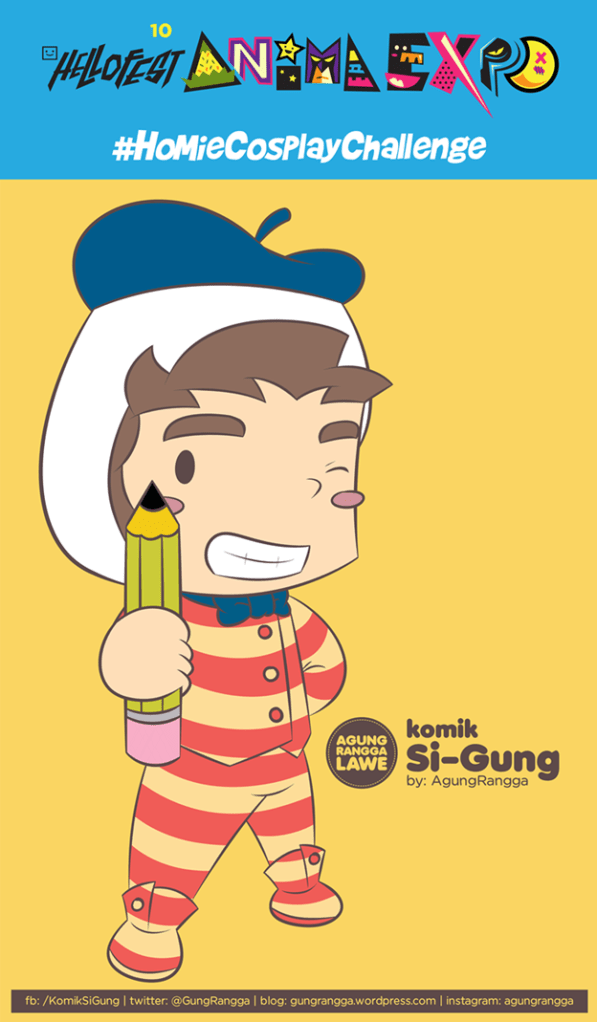 Si-Gung dengan #HoMieCosplayChallenge