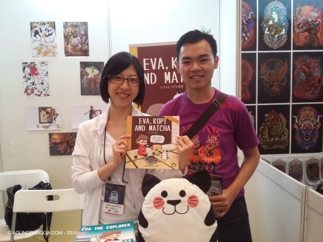 bersama Evangeline Neo, komikus Evacomics