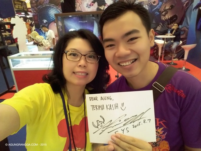 bersama Shirley SYS, komikus Sang Sayur