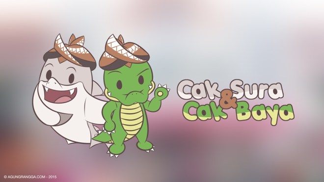 Maskot Surabaya: Cak Sura & Cak Baya