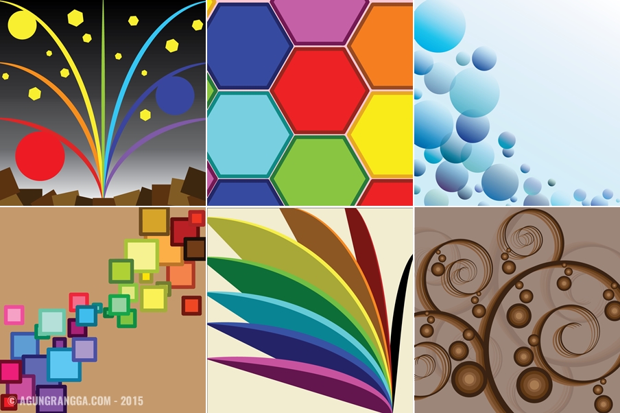 belajar membuat bentuk abstrak di Adobe Illustrator