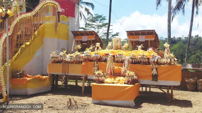 Salah satu tempat menaruh sesajen