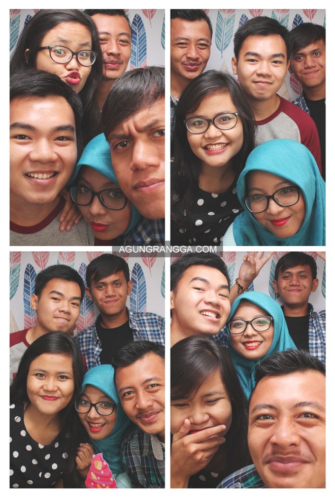 berdesakan di Photobox Origami