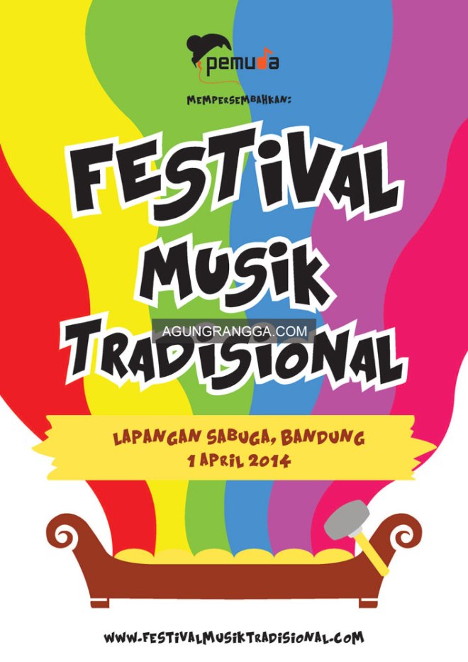 tugas poster acara musik