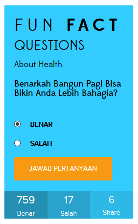 salah satu fun fact question