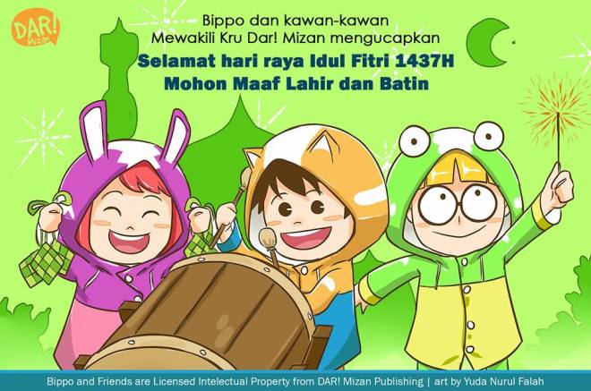 desain baru Bippo dan teman-temannya