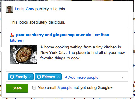 penambahan fitur +1 pada Google Reader