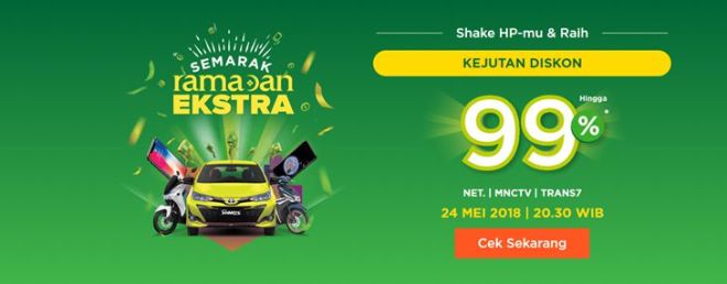 SEMARAK RAMADAN EKSTRA TOKOPEDIA - Kejutan Diskon 99%