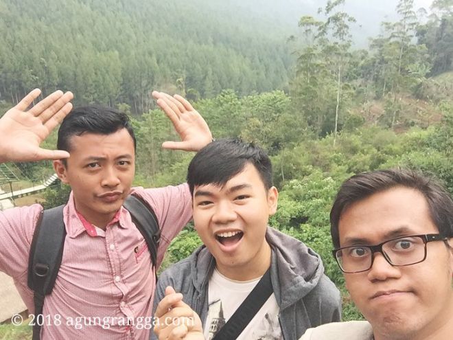 Wefie di The Lodge Maribaya